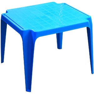 Dětský plastový stolek Susi modrá