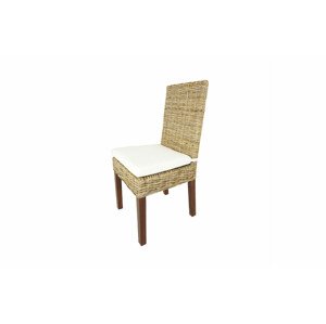 Ratanová židle SEATTLE - konstrukce mahagon