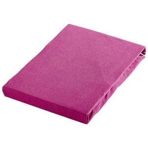 Novel ELASTICKÉ PROSTĚRADLO, žerzej, pink, 100/200 cm