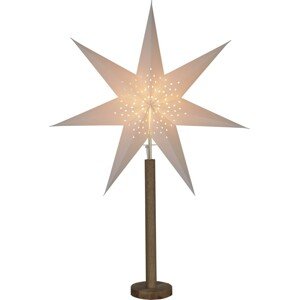 Vánoční světelná dekorace výška 85 cm Star Trading Elice - hnědá