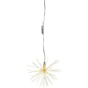 Závěsná světelná LED dekorace výška 16 cm Star Trading Firework - stříbrná