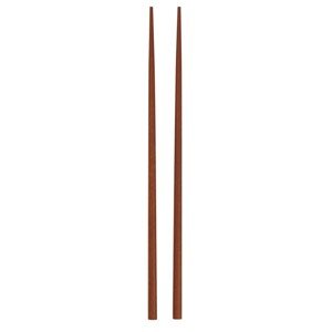 Sada 4 párů dřevěných hůlek WOOD DARK ASA Selection - hnědá